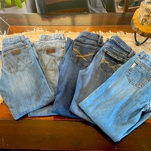 Boys jeans Wrangler and Cinch size 14